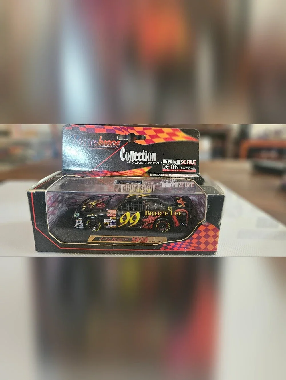 Dimension 4 Bruce Lee Collectible Die-Cast Car - Black & Yellow